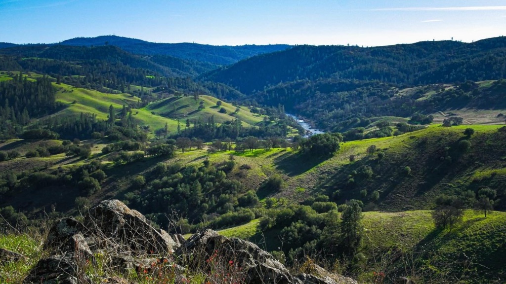 Sierra Nevada foothills landscape across the Western Slope